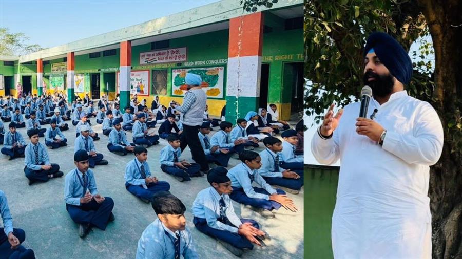 हरजोत सिंह बैंस द्वारा स्कूलों में श्री गुरु तेग बहादुर जी के जीवन और महान शहादत पर शैक्षिक कार्यक्रम की शुरुआत