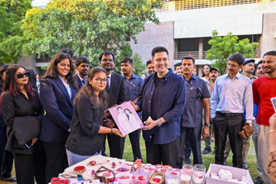 ‘Had a wonderful time’: Raghav Chadha on attending Red Brick Summit at IIM Ahmedabad