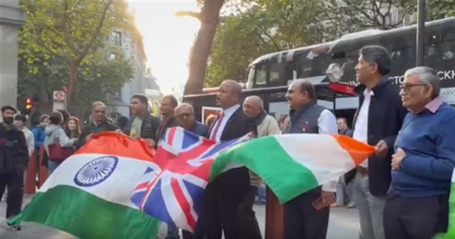 Indian diaspora rallies in London in support of PM Modi amid 'anti-India' demonstrations