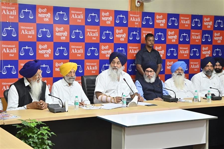 SAD president Sukhbir Badal to start Statewide Yatra on November 10 from Sri Damdama Sahib to mobilise party cadre