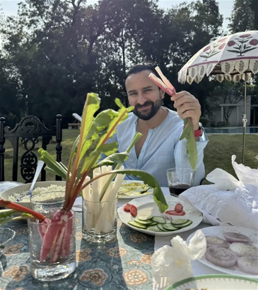 Saif Ali Khan gives a glimpse of his foodie moments from ‘farm-to-table’ life