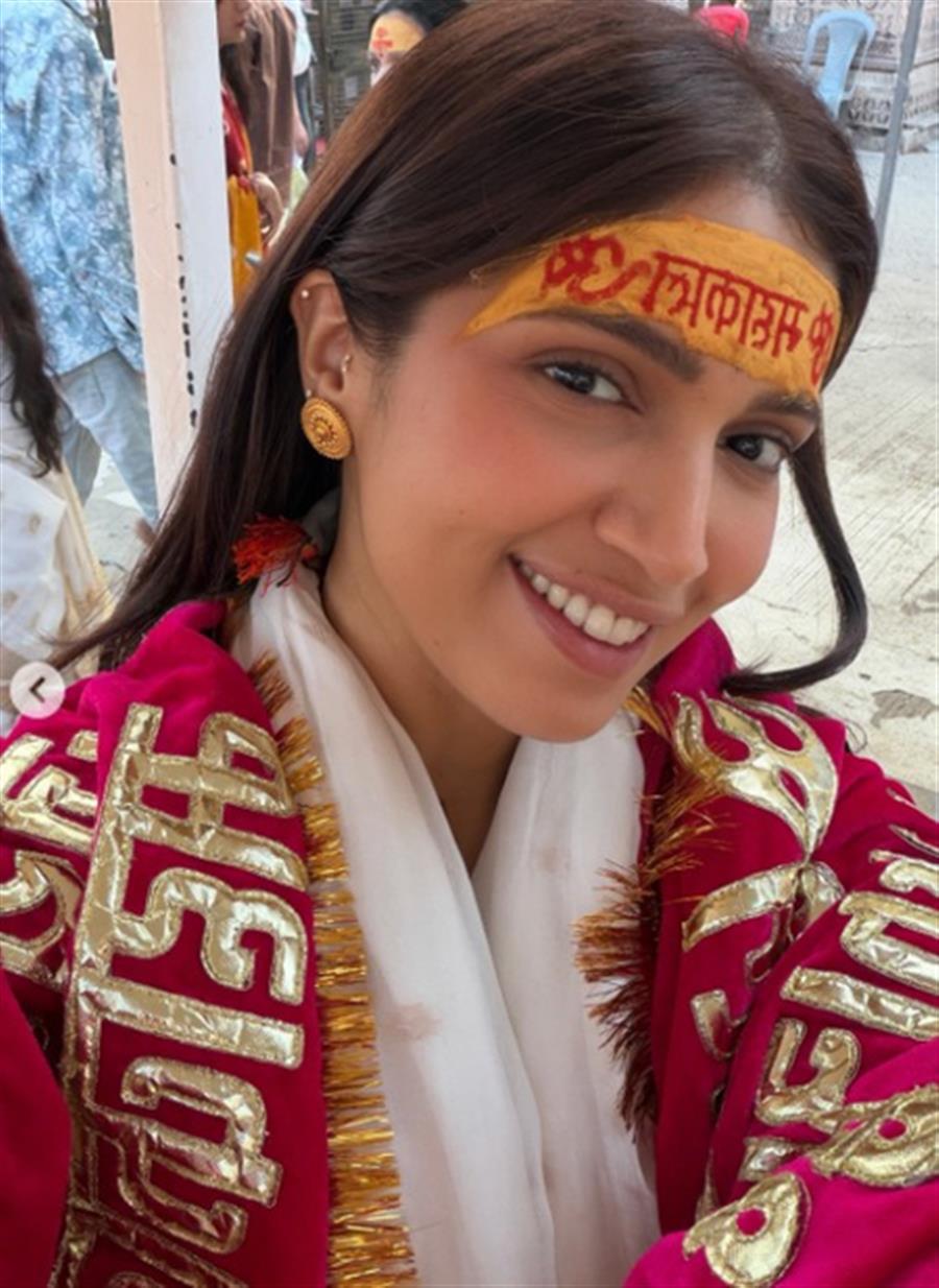 Bhumi Pednekkar offers prayers at Mahakaal Temple in Ujjain