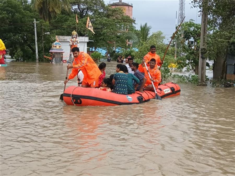 Heavy rain triggers floods in Andhra’s Srikakulam district