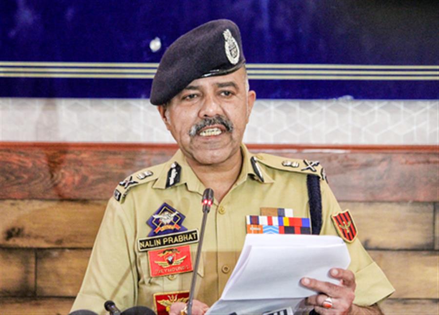 Sacrifices of martyrs continue to inspire J&K Police to promote peace: DGP Nalin Prabhat
