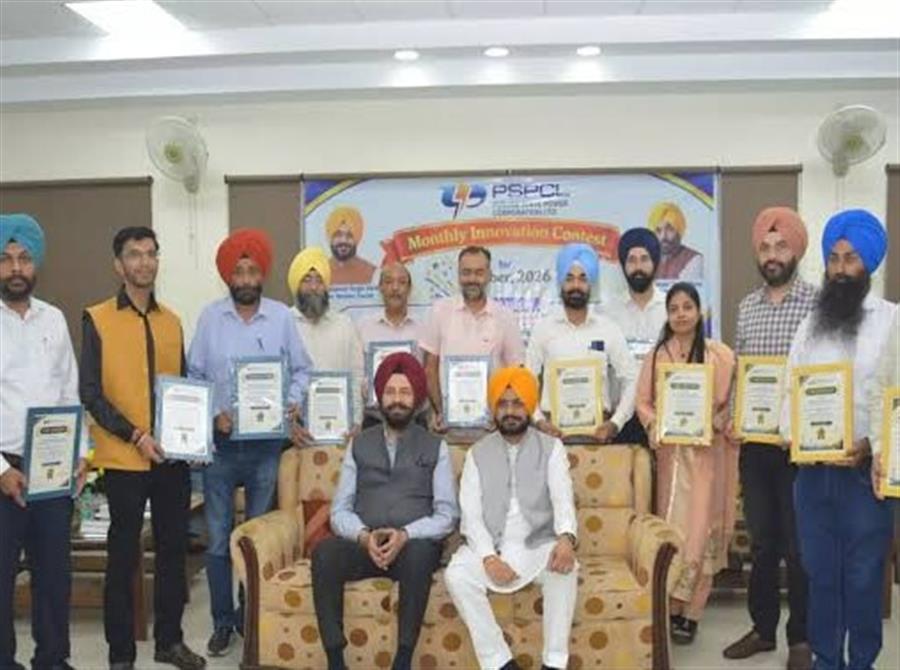 PSPCL appoints team leaders to implement innovative ideas selected under october 2026 contest