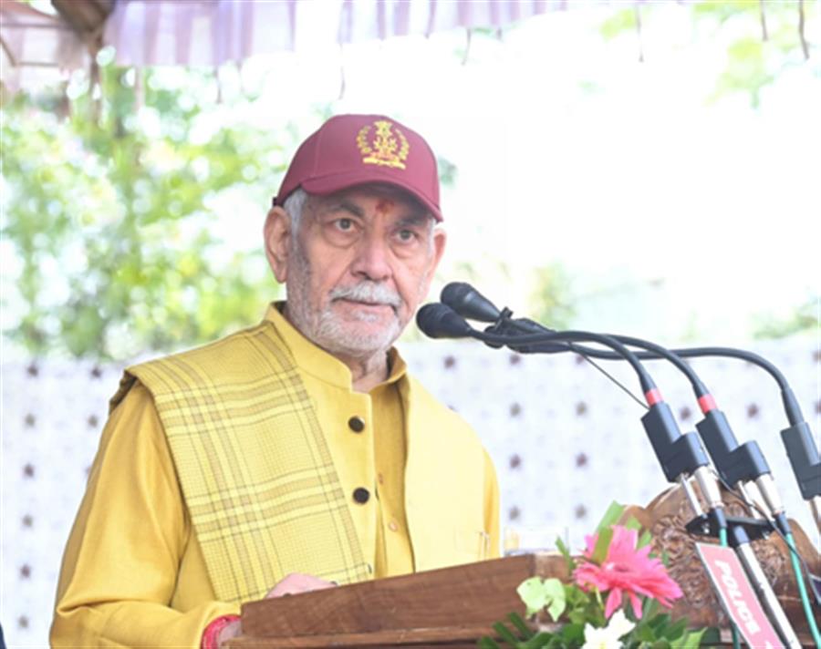Story of J&K is now story of efforts of present & possibilities of future: L-G Manoj Sinha