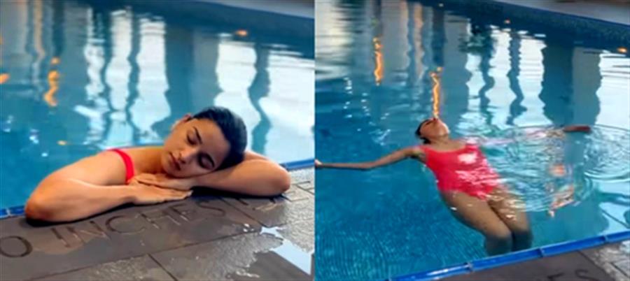 Alia Bhatt’s day off schedule is to ‘relax’ and ‘chill’ in a pool 