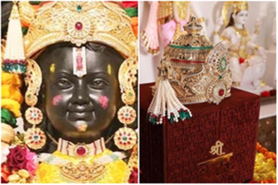Apple Green Diamond's sustainable gemstones adorn Ram Lalla crown in Ayodhya
