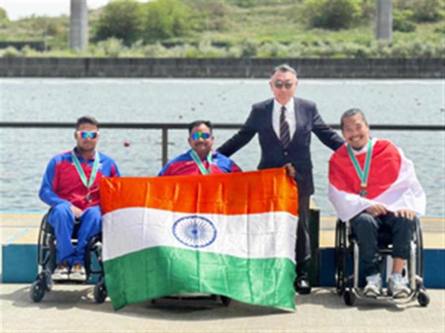Indian Para-Canoeist Jaideep dominates in Asian Championship at Tokyo, wins gold medal