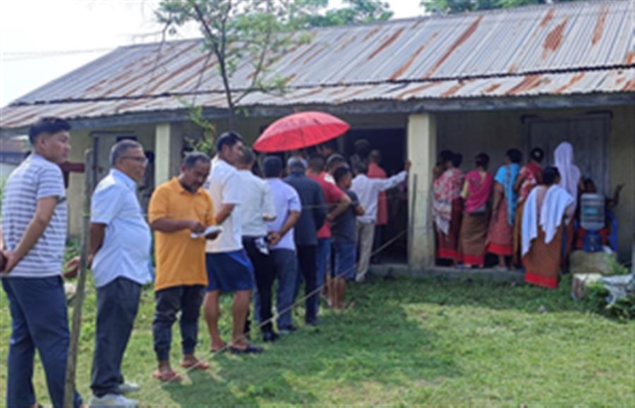 Outer Manipur: Over 54 pc turnout recorded till 1 p.m. in 8 districts