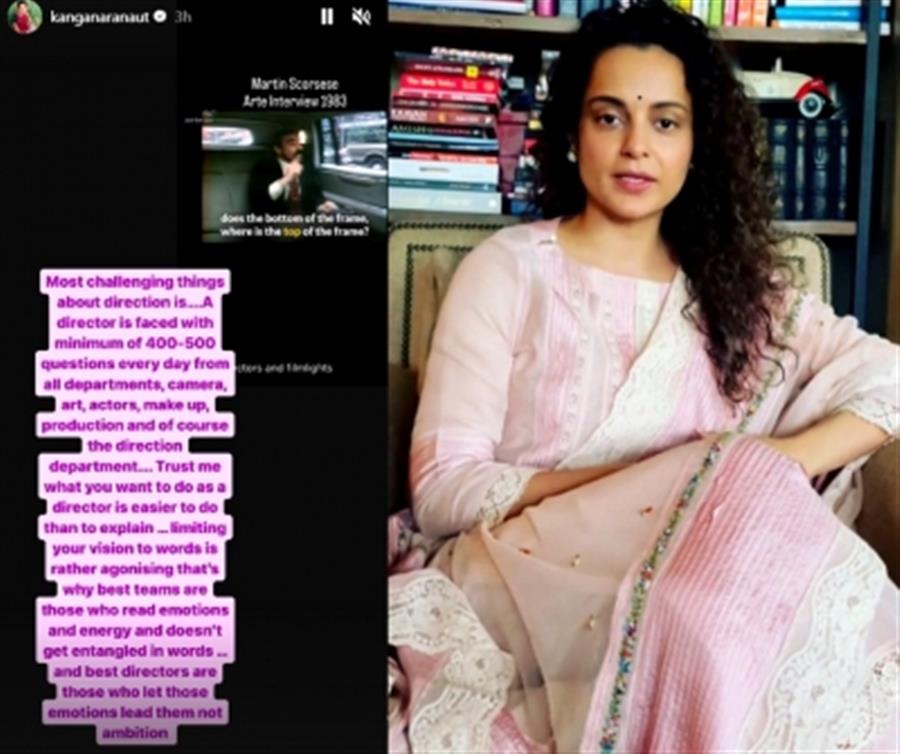 Kangana Ranaut reveals the most challenging thing about directing a film